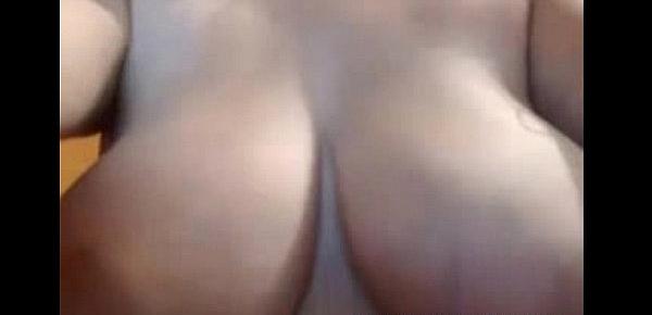  Huge milk filled breasts played with